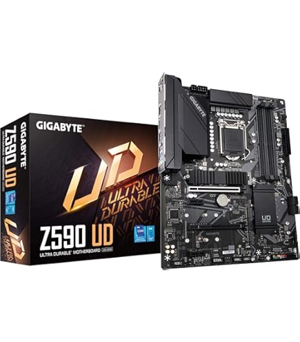 Amazon.com: GIGABYTE Z590 UD AC (LGA 1200/ Intel Z590/ ATX